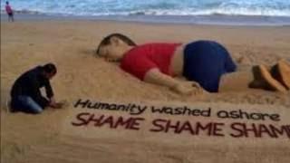 ALAN KURDI; In memorial of Alan Kurdi and all refugees. ''TELL ME WHY?''