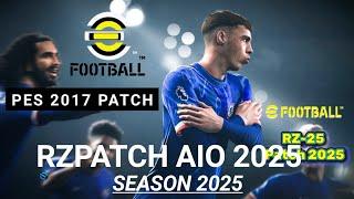 PES 2017 UPDATE RZ PATCH AIO SEASON 2025 | GAMEPLAY PES 2017 PC@FPfootballpes