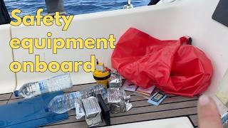 SAFETY ONBOARD, Important safety equipment and procedures while sailing across oceans | vlog#14