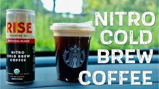 Starbucks Nitro Cold Brew Coffee vs Rise Nitro Cold Brew Coffee