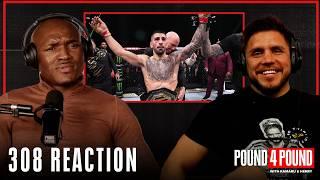 308 REACTION: Topuria Holloway, Khamzat Chimaev, BMF Belt || Pound 4 Pound Kamaru Usman Henry Cejudo