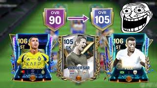 Finally Reached 105 OVR!  Crazy Squad Upgrade in FC Mobile Part 2! #fifamobile