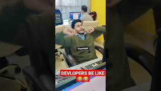 Developers while doing their project #viral #subscribe #interview