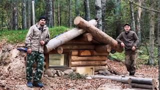 ЖИВЁМ ОДНИ в ЛЕСУ! ЭКСТРЕМАЛЬНОЕ ПУТЕШЕСТВИЕ в ТАЁЖНУЮ ЗЕМЛЯНКУ! ПОЙМАЛИ ОГРОМНОГО КРОКОДИЛА!