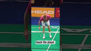 When the Umpire is unprofessional! #badminton #youtube #youtubeshorts