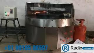 chapati roasting machine