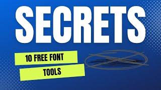 10 FREE FONT TOOLS