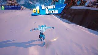 FROZEN LOVE RANGER (Frozen Legends Pack) Skin Solo Gameplay in FORTNITE!