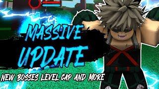 MASSIVE UPDATE! NEW BOSSES! NEW LEVEL CAP AND MORE! Boku No Roblox Remastered | iBeMaine