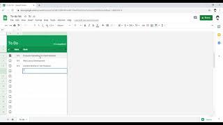 How To Use Todo List In Google Sheets