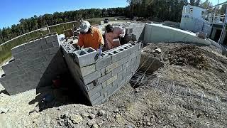 Retaining Walls Done & Pool Waterproofed with Acrycrete