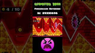 Fingerdash but its REVERSED in Geometry Dash  #geometrydash #trending #robtop #feedshorts #fyp