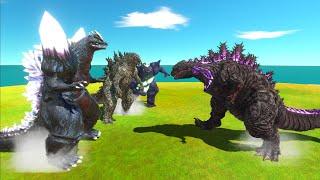 Godzilla War: Shin Godzilla ARK vs Godzilla | Animal Revolt Battle Simulator