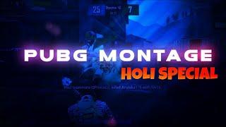 HAPPY HOLI PUBG MONTAGE | BEST EDITZ|ROAD TO 500 SUBSCRIBE | HUNTER ADVENTURE