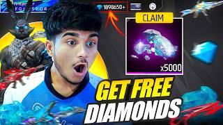 Free 5000 Diamonds  How To Get Diamonds in Free Fire Me Diamond Kaise Le || FireEyes Gaming