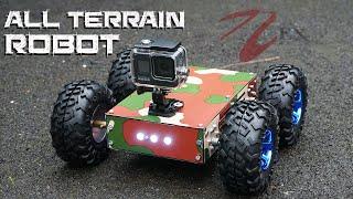 All Terrain Adventure Robot Chassis Body with Action Camera Mount by NevonExpress | DIY Robotics