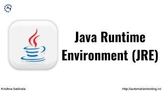 Java Runtime Environment(JRE) | What is JRE | Java Tutorial For Beginners |