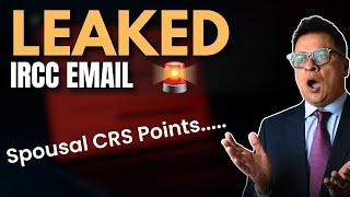 Will Spouse Points Be Removed from CRS? IRCC Leak Sparks Panic! | Express Entry 2025 Update | Canada