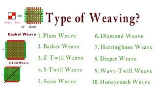 Types Of Weaving | Jacquard Design | Weaving Textile Design | Vobot