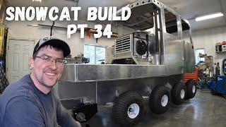 Finally Mounting Hydraulic Wheel Motors and Axles | Snowcat Build PT34