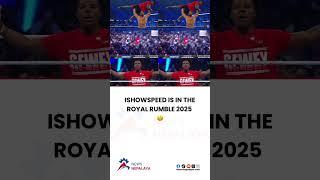 ISHOWSPEED IS IN THE ROYAL RUMBLE 2025 #newsnepalaya #newsnepalayatv