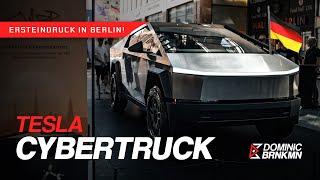 Wie wirkt er in echt? Erster Eindruck vom Tesla Cybertruck in Berlin! | Cybertruck Odyssey Tour