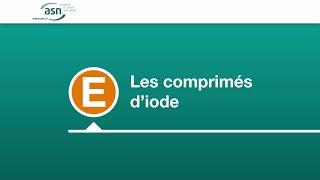 Les comprimés d'iode  - Parlons sûreté nucléaire et radioprotection