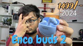 Oppo Enco buds 2 in 2024 || Blue Color unboxing || Best TWS under 1500?