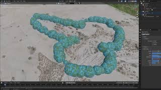 Scatter objects in blender