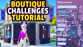 How to Complete Daisy Boutique Challenge in Disney Dreamlight Valley. Boutique Tutorial.