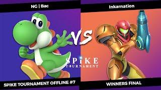 SpikeT Offline #7 Winners Final - NG | Bac (Yoshi) VS Inkarnation (Samus)