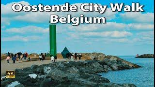 4K Walking Tour of Oostende, Belgium: Discover Top Attractions & Coastal Highlights