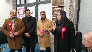 Val speaks at the Alhidaya Croydon Masjid