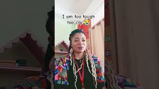 I am too tough to cry . #strongwomen #funny #fypage #humor #shorts #viralshort
