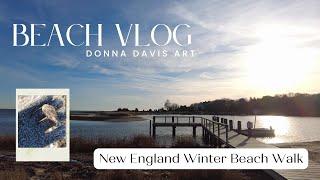 A Winter Walk on a Cape Cod Shore | Coming Back to Youtube | Dreams of a New Year