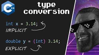 What is C++ type conversion? 