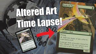 Altered Art Time Lapse! - Birds of Paradise