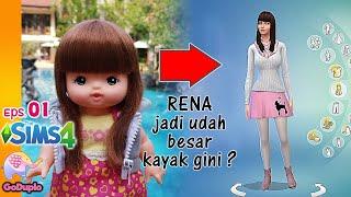 Rena udah besar jadi Sims - SIMS4 Eps 1 GoDuplo TV