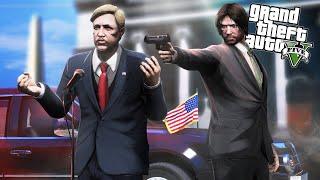 Killing the PRESIDENT as FAKE SECRET SERVICE in GTA 5 RP!