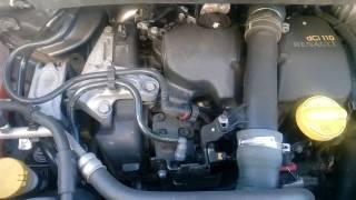 Renault Grand Scenic K9K 636 - cold start at −5 °C