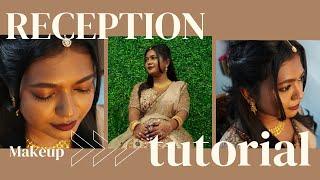 HOW I DID MY RECEPTION BRIDAL MAKEUP LOOK IN 40 MINS | TUTORIAL IN TAMIL |