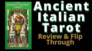 Ancient Italian Tarot by Lo Scarabeo:  A Beautiful MUST HAVE Tarot Deck. Flip Through and Review!