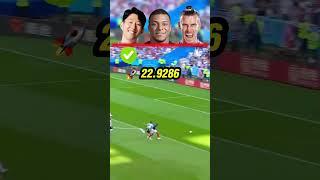 Mbappe Speed vs Bale vs Son 