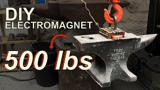 DIY Electromagnet — Lifts more than 500LBS/225KG!!