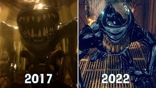 Evolution of Ink Demon Final Boss Fights Comparison + ALL ENDINGS (2017~2022) - BATDR & BATIM