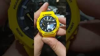 New 2022' #casio #casioak #gshock Canary Yellow GA-B2100C Bluetooth ToughSolar #GAb2100 #Yellow