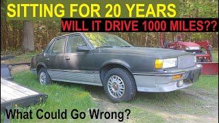 Will It Drive 1000 Miles Across The Country After Sitting For 20 Years?? $600 Cadillac Cimarron