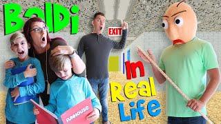 Baldi's Basics Game IN REAL LIFE!