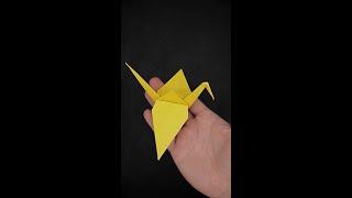 How to Make a Paper Tsuru/Crane #origami #shorts #craft @EasyOrigamiAndCrafts