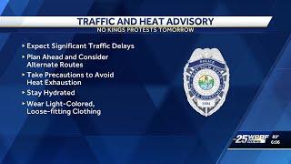 West Palm Beach police warn of traffic, heat risks ahead of "No Kings Day" protests